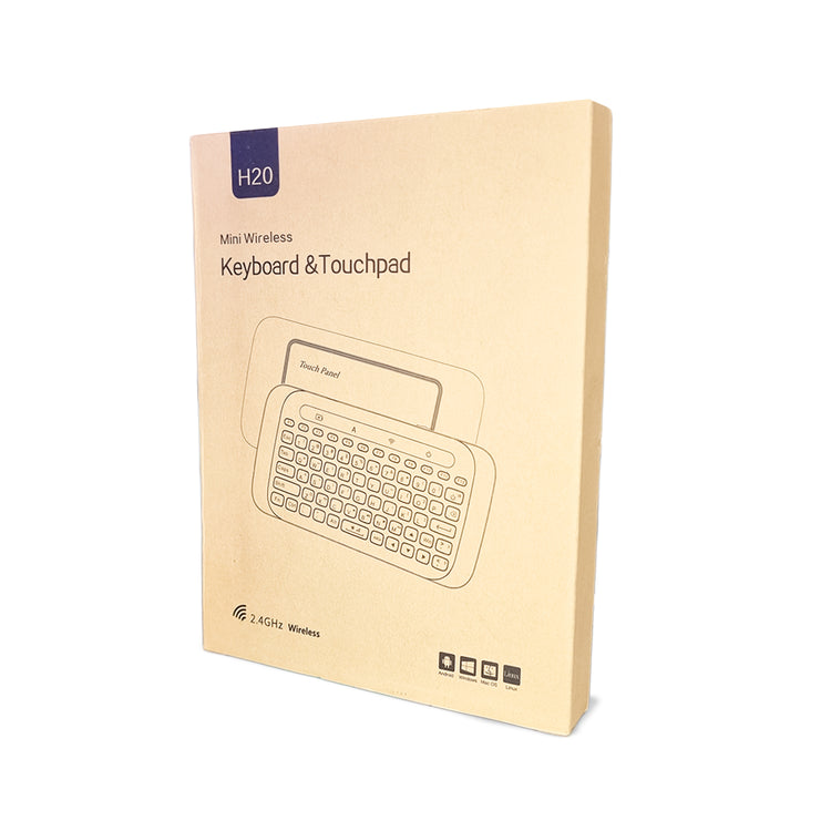 H20 UNIVERSAL MINI BACKLIGHT TOUCHPAD WIRELESS KEYBOARD AIR MOUSE CONTROLLER