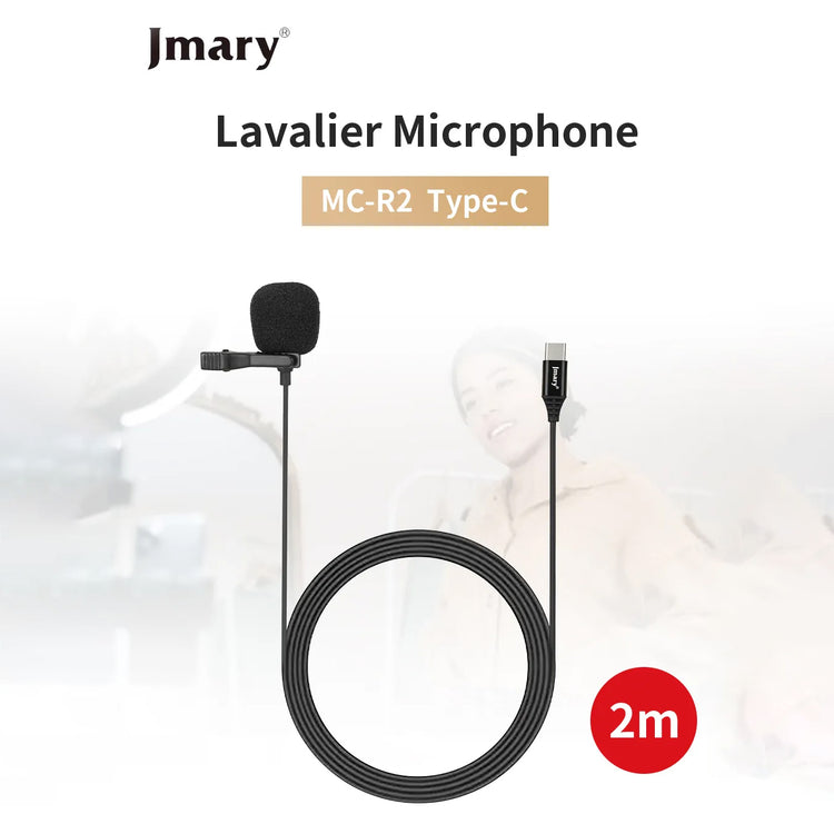 JMARY MC-R2 TYPE-C LAVALIER MICROPHONE