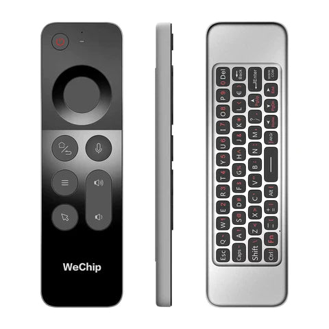 WECHIP W3 AIR MOUSE REMOTE 2.4GHZ MOTION SENSING 4 IN 1 WIRELESS KEYBOARD REMOTE FOR SMART TV