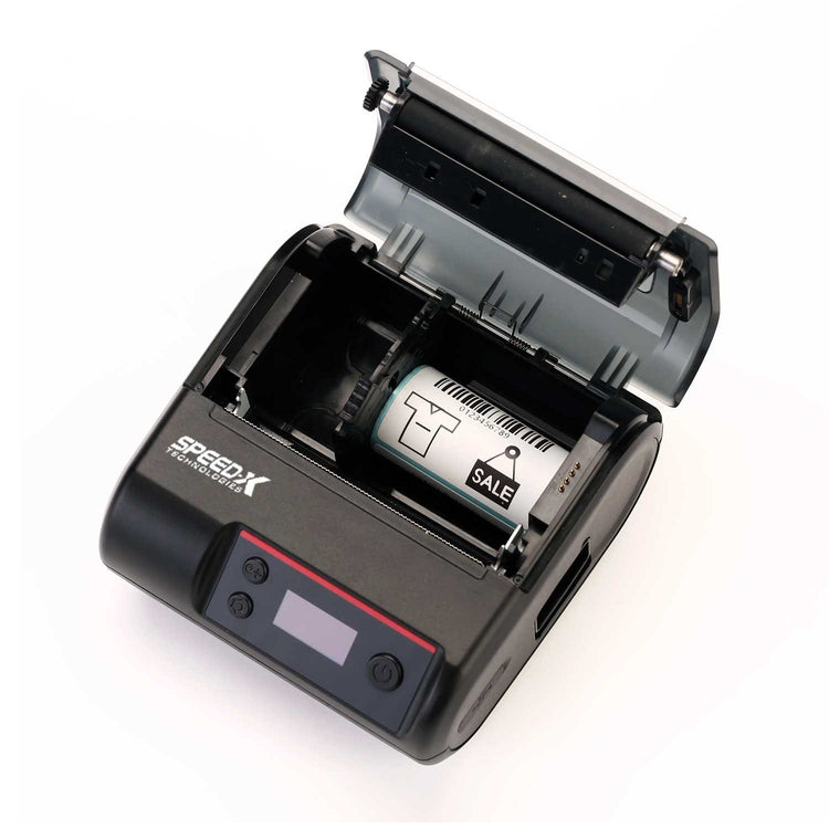 SPEED-X SP-L610BT PORTABLE THERMAL PRINTER LABEL & RECEIPT 2 IN 1 80MM WITH USB+BLUETOOTH INTERFACE
