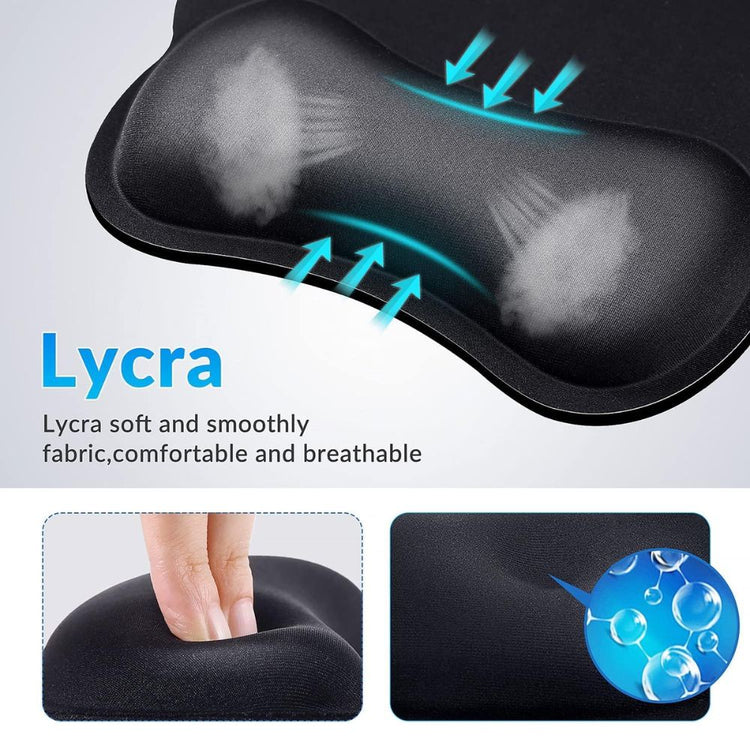 H08 GEL MOUSE PAD WITH WRIST PAD