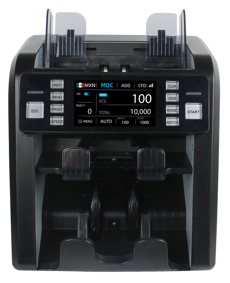 SPEEDX SP-950A DOUBLE POCKET AUTO IDENTITY MULTI CURRENCY ADVANCED COUNTING MACHINE