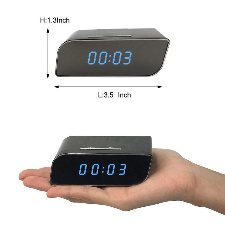 Hidden T3 WiFi Table Clock HD 1080P