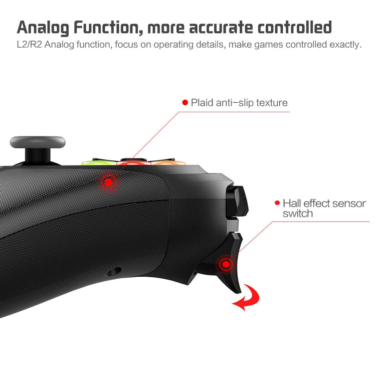 IPEGA PG-9078 BLUETOOTH GAMEPAD FOR IOS AND ANDROID, WIN COMPATIBLE WITH PS4 AND NINTENDOW SWITCH