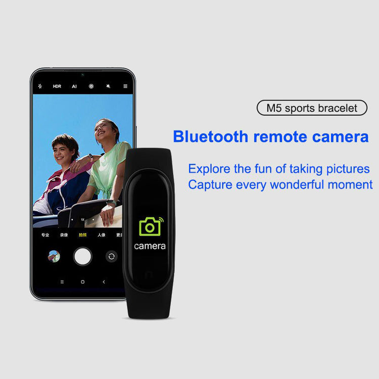 NEW M5 Band Sport Wristband Blood Pressure Monitor Heart Rate For Android And IOS WITH FITPRO APP