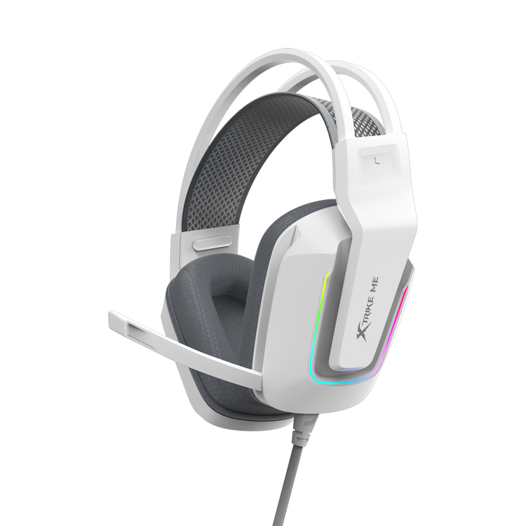 XTRIKE ME GH712 RGB GAMING HEADSET WITH NOISE REDUCTION MICROPHONE WHITE