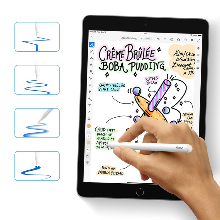 Joyroom Jr-dr01 Dual Tips Passive Stylus Pen For Phones & Tablets (black) (Copy)