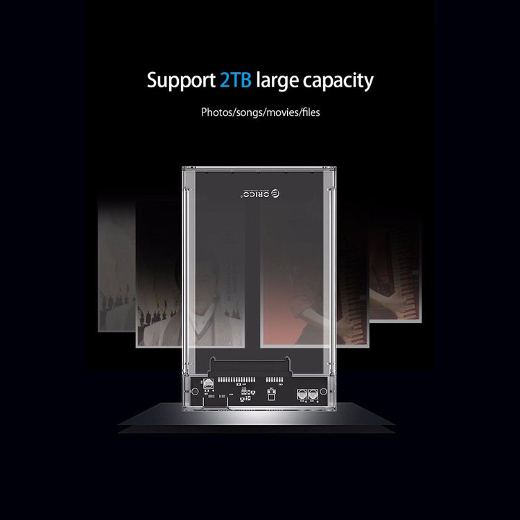 ORICO HDD CASE CRYSTAL 2.5 2139U3-CR 3.0