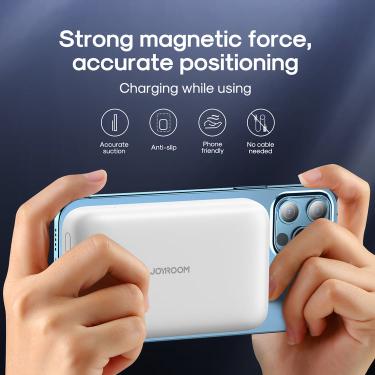 Joyroom Jr-w020 20w Wireless Power Bank 10000mah Black