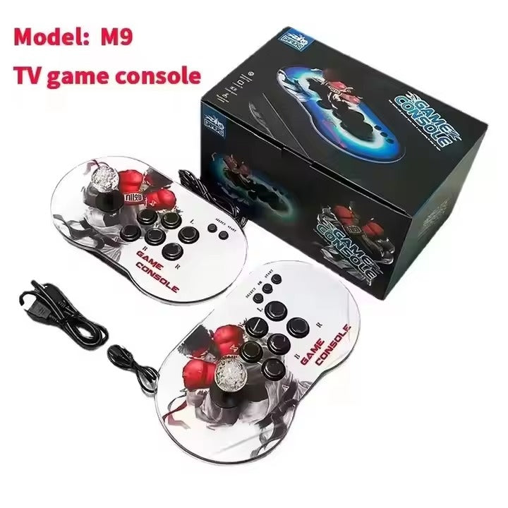 M9 64gb Hd Game Box Joystick 20000+ Classic Games With Dual Wireless Controllers