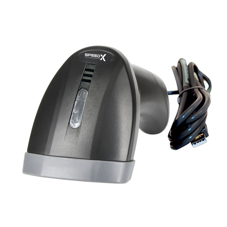 Speed-x 8500 2d Wire Cmos Handheld Barcode Scanner With Stand