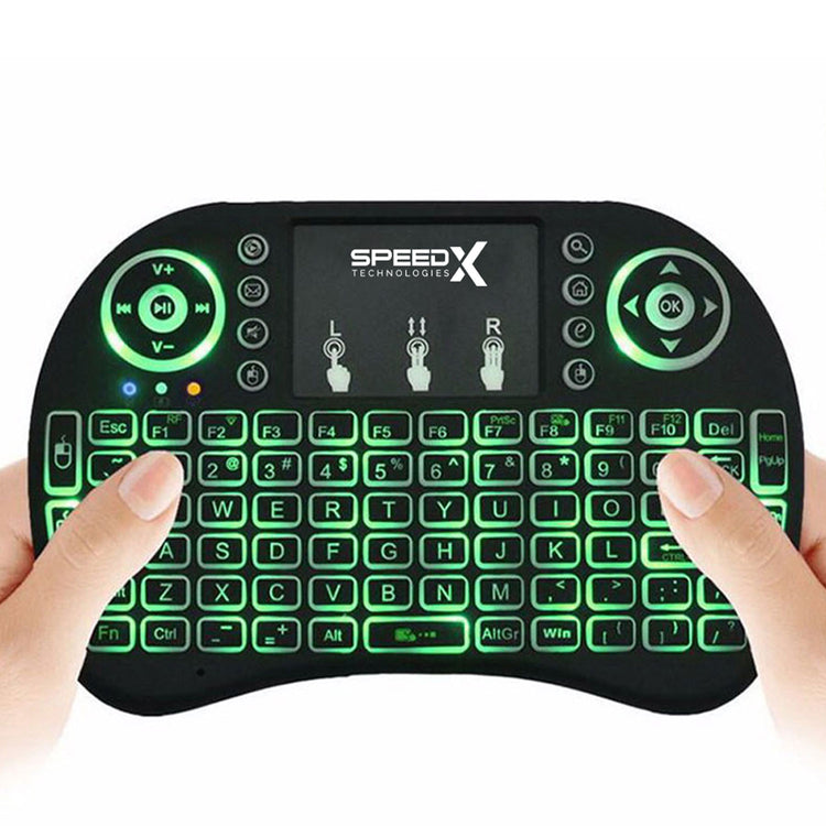 SPEEDX RF 500 MINI TOUCH PAD WIRELESS WITH BACKLIGHT KEYBOARD MOUSE