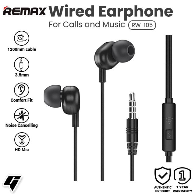 REMAX STEREO HANDSFREE RW 105