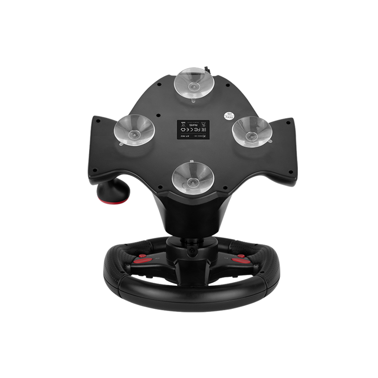 XTRIKE ME GP-903 RACING WHEEL WITH DUAL VIBRATION MOTORS REALISTIC GAMING EXPERIENCE