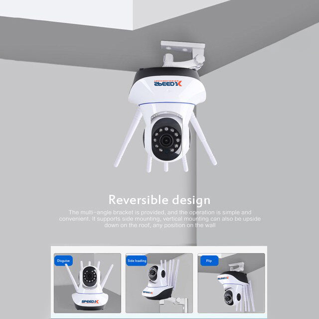New SPEED-X 5 Antenna CA-Q5-5 Night Vision Camera 2MP 1080P Full HD with V380 Pro App