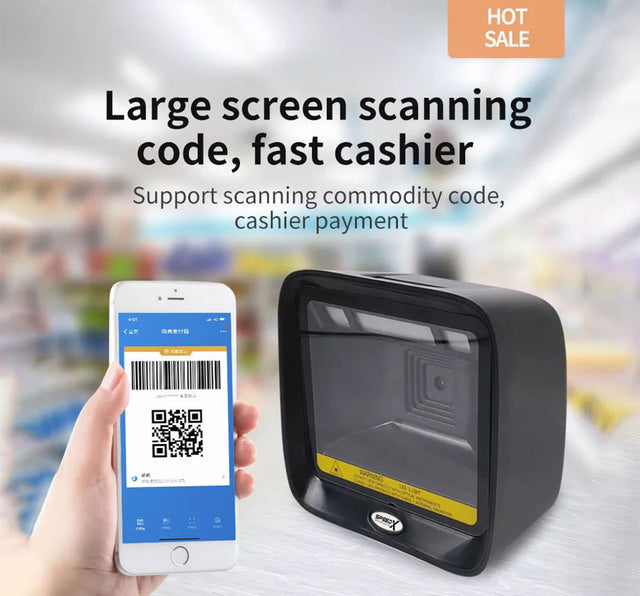 Speed-X 9700 2D CMOS Desktop Barcode Scanner