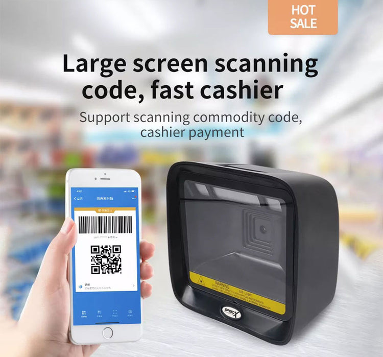 Speed-X 9700 2D CMOS Desktop Barcode Scanner