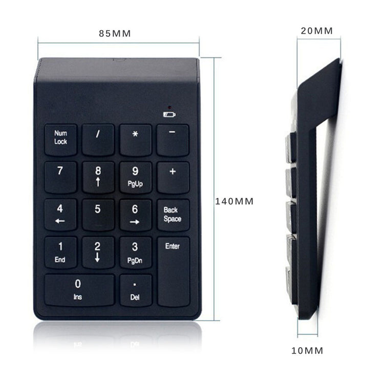 K1 WIRELESS 2.4GHz NUMPAD BLACK