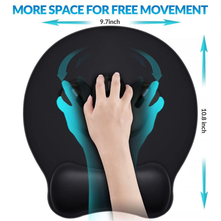 H08 GEL MOUSE PAD WITH WRIST PAD