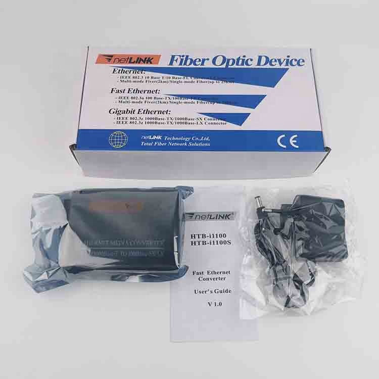 NETLINK HTB-GS-03B GIGABIT ETHERNET MEDIA CONVERTER 10/1000 BASE
