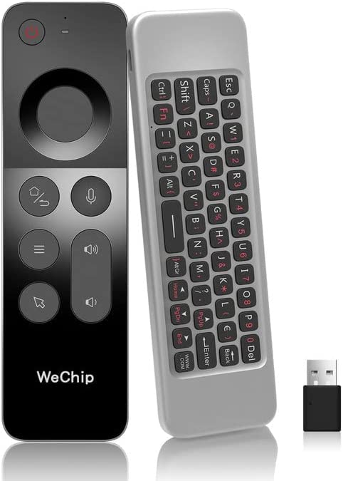 WECHIP W3 AIR MOUSE REMOTE 2.4GHZ MOTION SENSING 4 IN 1 WIRELESS KEYBOARD REMOTE FOR SMART TV