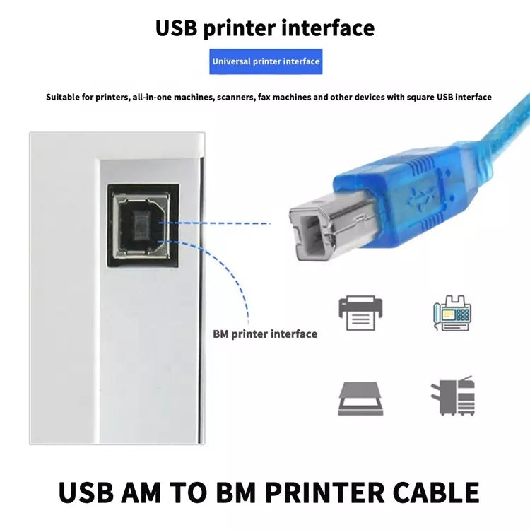 USB PRINTER CABLE 2.0 5M