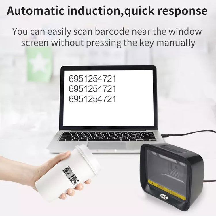 Speed-X 9700 2D CMOS Desktop Barcode Scanner