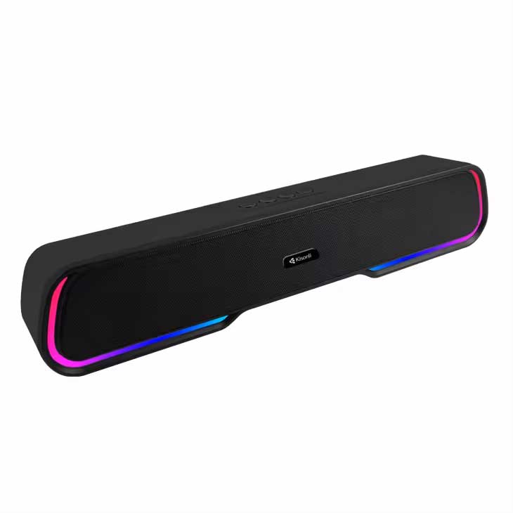 KISONLI LED-913 SOUND BAR BLUETOOTH GAMING COLORFUL LIGHT SPEAKER WITH RGB LIGHT