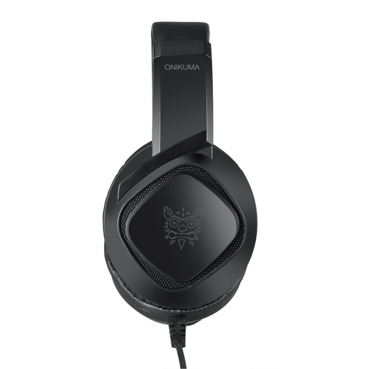 ONIKUMA K19 RGB WIRED STEREO GAMING HEADSET TRUE NOISE CANCELLATION, USB+3.5MM AUDIO PLUG FOR PS4/PC/XBOX ONE CONTROLLER/LAPTOP, BLACK