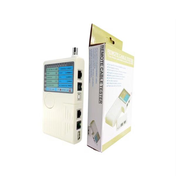 4 IN 1 NETWORK CABLE TESTER RJ45/RJ11/RJ12/USB/BNC LAN CABLE TESTER