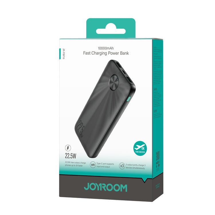 JOYROOM JR-PBF15 22.5W LED Fast Charging Power Bank 10000mAh