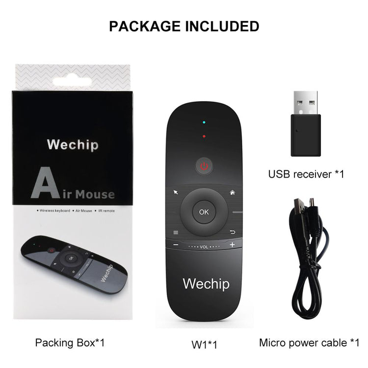 Wechip W1 2.4GHZ Wireless Air Mouse