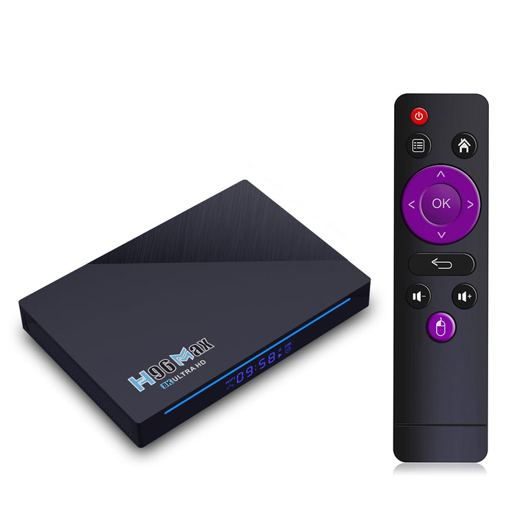 Smart Box H96max 8gb+64gb Quad Core 4k Ulta Hd 11.0v