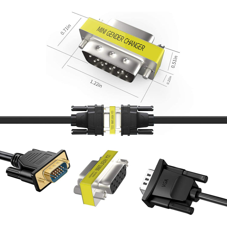 VGA female to female joinder 15 pin