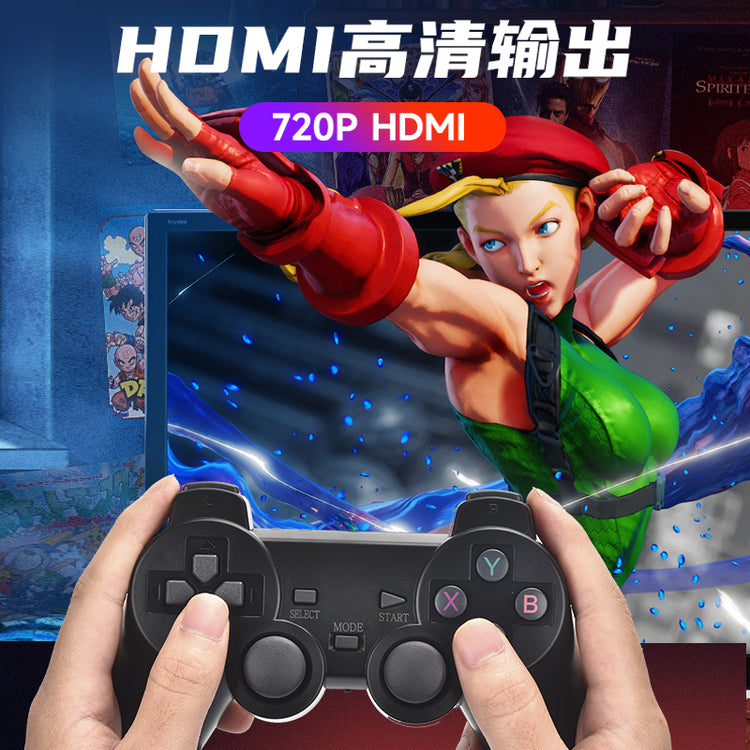 X2 64GB PLUS RETRO 3D 32000+ VIDEO GAMES 4K HD OUTPUT GAME STICK WITH 2 WIRELESS CONTROLLERS