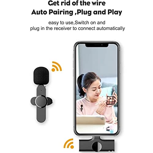 K9 Collar Wireless Microphone iPhone/Android & Type C Supported Wireless Microphone
