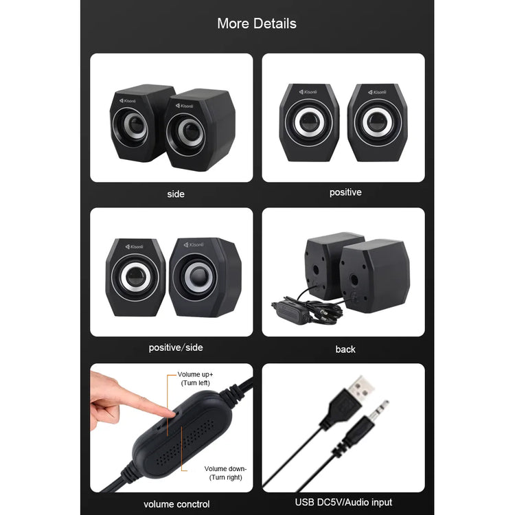 KISONLI MULTIMEDIA USB LOUDSPEAKER A-101S