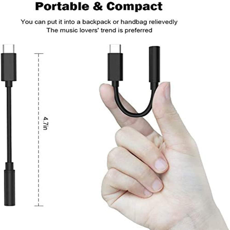 USB TYPE-C to 3.5 mm Headphone Jack Adapter