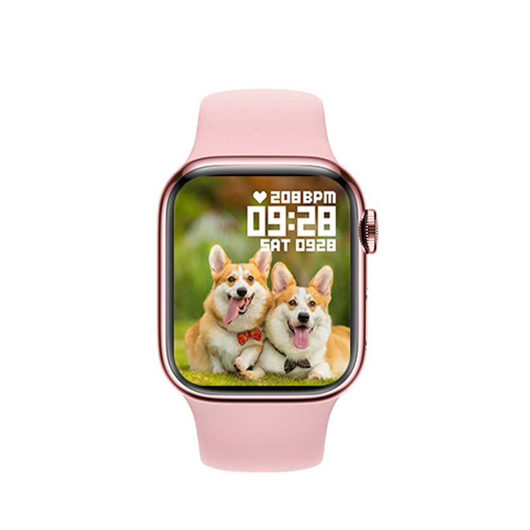 WATCH 9 MAX SERIES 9 SMARTWATCH (2.19 INCH IPS) 22MM STRAP NAVY WITH LAXASFIT APP PINK