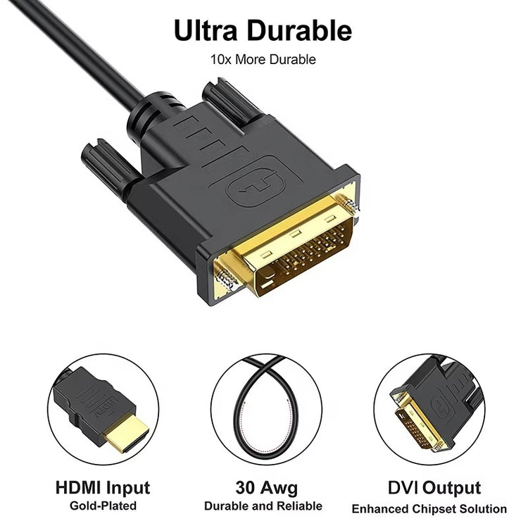 HDMI TO DVI CABLE 1.5M