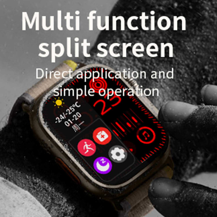 T900 ULTRA 2 SERIES 9 2.19 INCH SCREEN LAXASFIT SMART WATCH BLACK