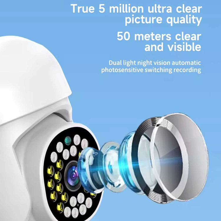 PTZ WIFI CAMERA HB66 2MP 1080P OUTDOOR CCTV SECURITY CAMERA 4X DIGITAL ZOOM WIRELESS AI HUMAN DETECTION With Pixlinkcam App