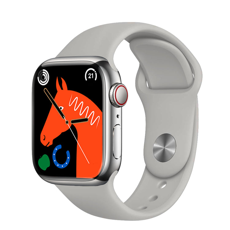 Watch 9 Max Series 9 Smartwatch (2.19 Inch IPS) 22mm Strap WITH Laxasfit APP Silver