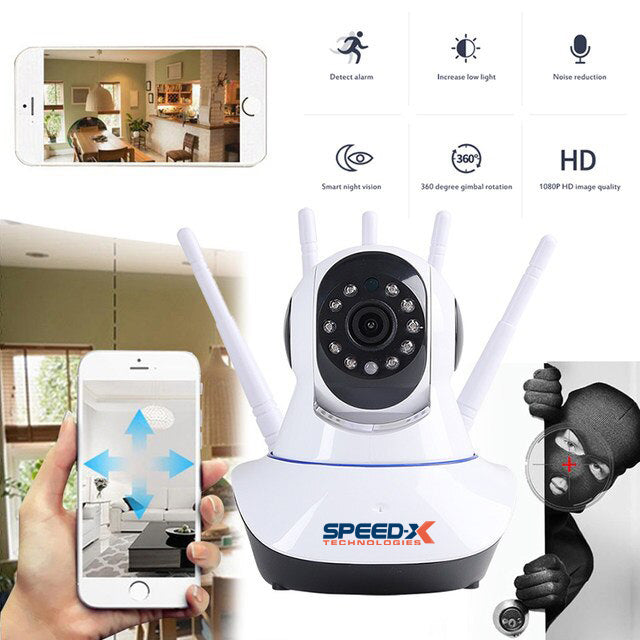 New SPEED-X 5 Antenna CA-Q5-5 Night Vision Camera 2MP 1080P Full HD with V380 Pro App