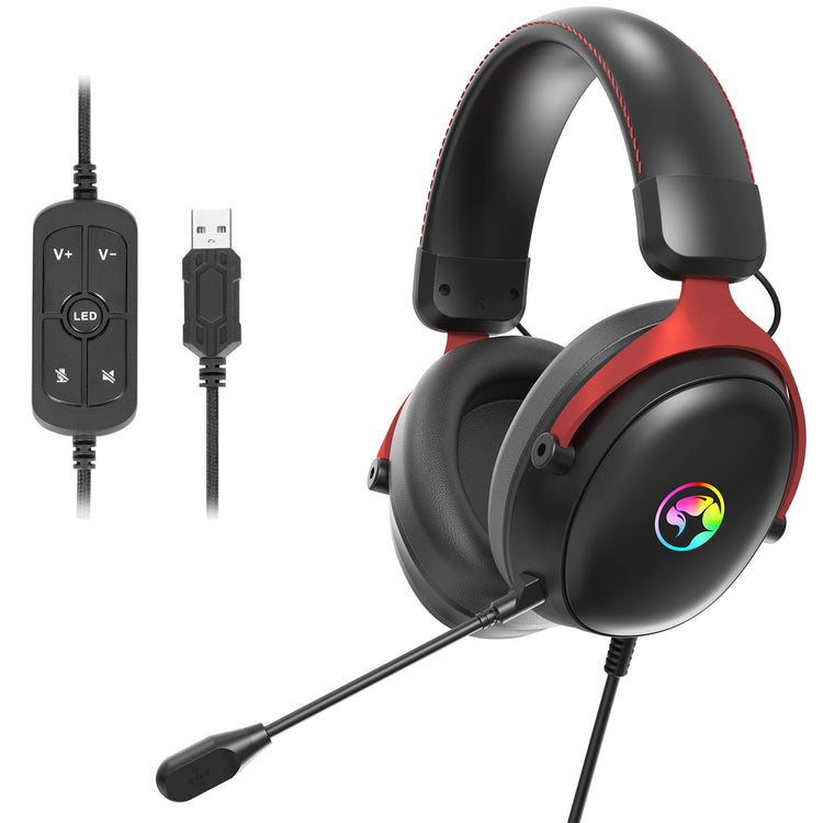 MARVO HG9076 RGB USB GAMING HEADSET WITH MIC