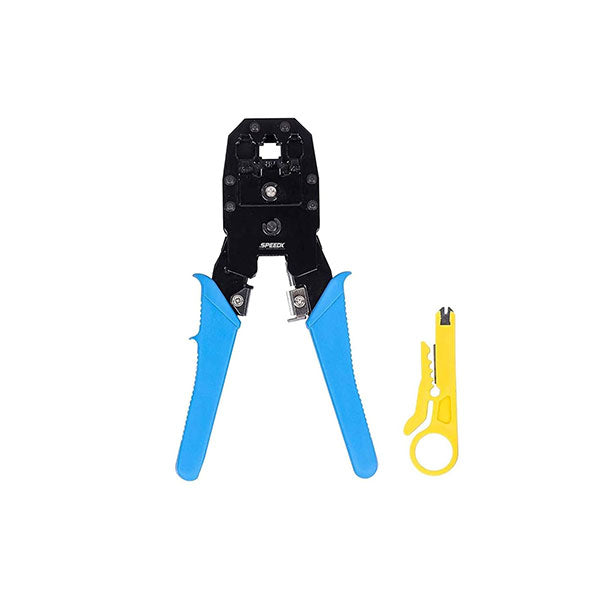 WJ-315 MODULAR NETWORK CRIMPING TOOL RJ45 RJ11 PLUG – Blue Handle