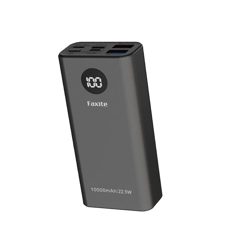 FAXITE M10PRO 10000mah 22.5W METAL DIGITAL DISPLAY QUICK CHARGE 4.0 POWER BANK