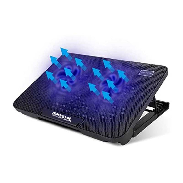 SPEED-X N99 2 FAN COOLING PAD WIHT TWO USB AND LIGHT