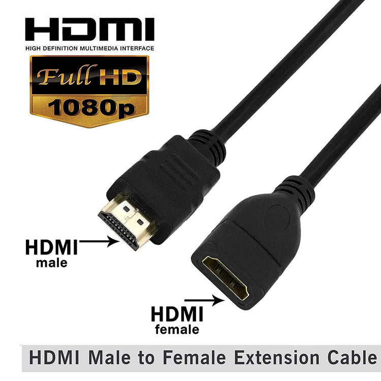 Hdmi Male to female extension 0.3m