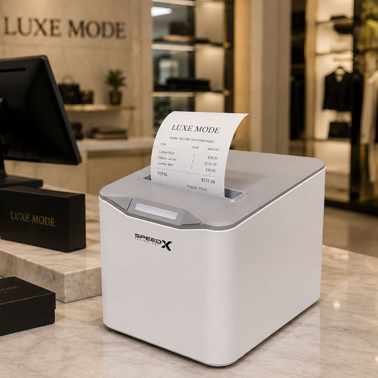 SPEED-X SP-200U 80MM THERMAL RECEIPT PRINTER USB WHITE